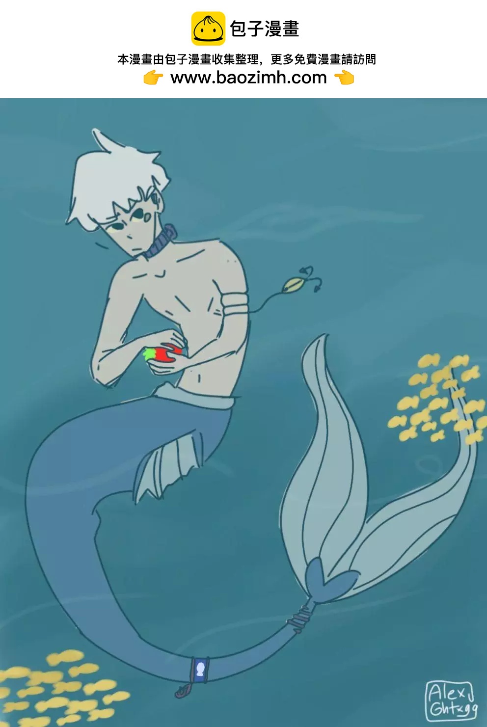 被海洋垃圾污染後的小美人魚 - 同人圖88 - 2