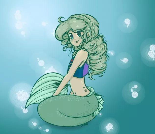 被海洋垃圾污染後的小美人魚 - 同人圖151 - 1