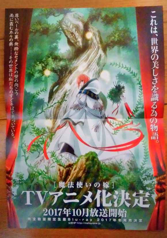 魔法使之嫁 - 動畫化海報 - 1