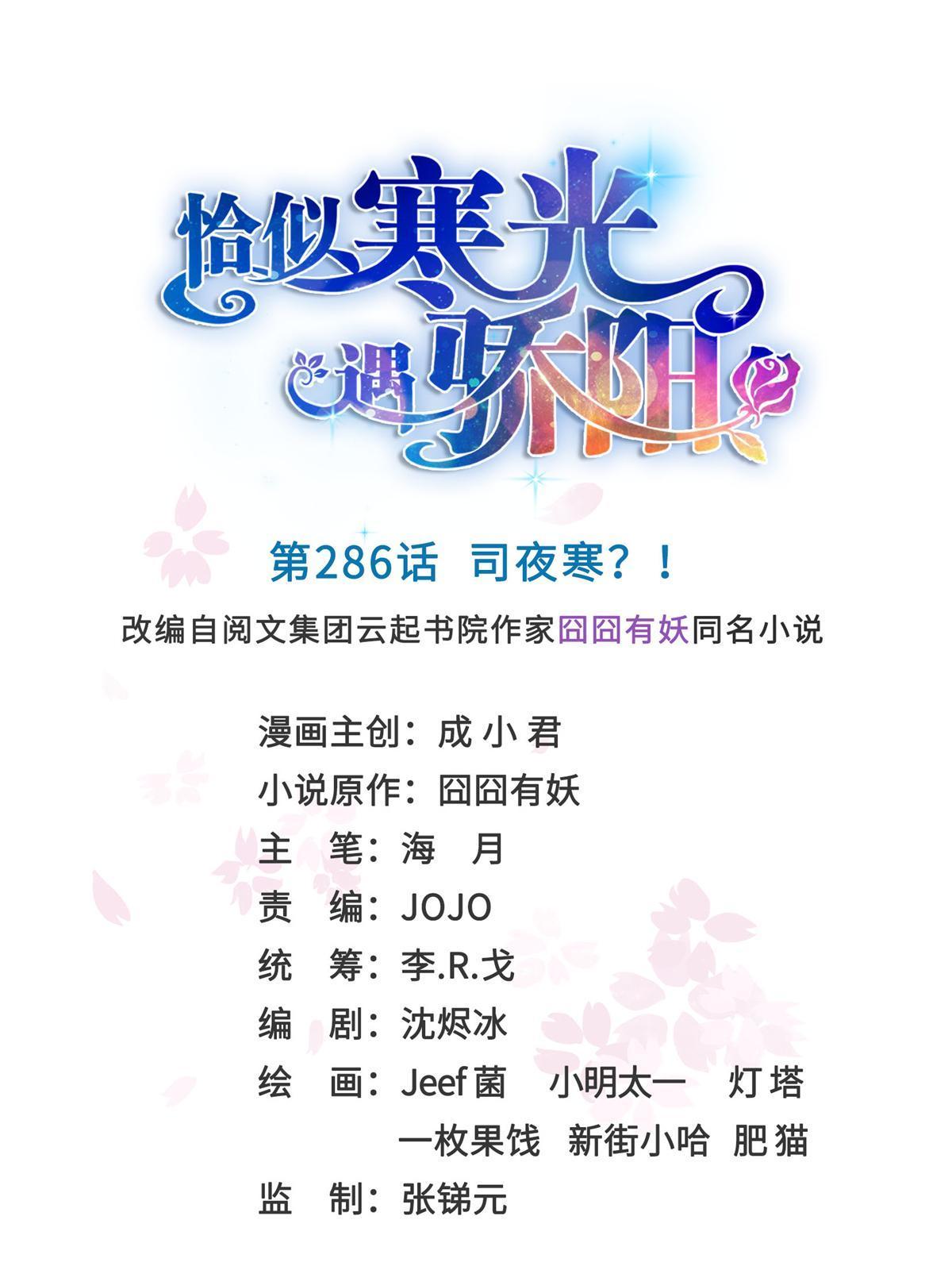 恰似寒光遇驕陽 - 第286話  司夜寒？！(1/2) - 1