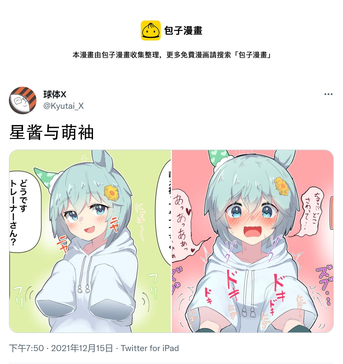 推特賽馬娘同人 - 星醬跟萌袖 - 1