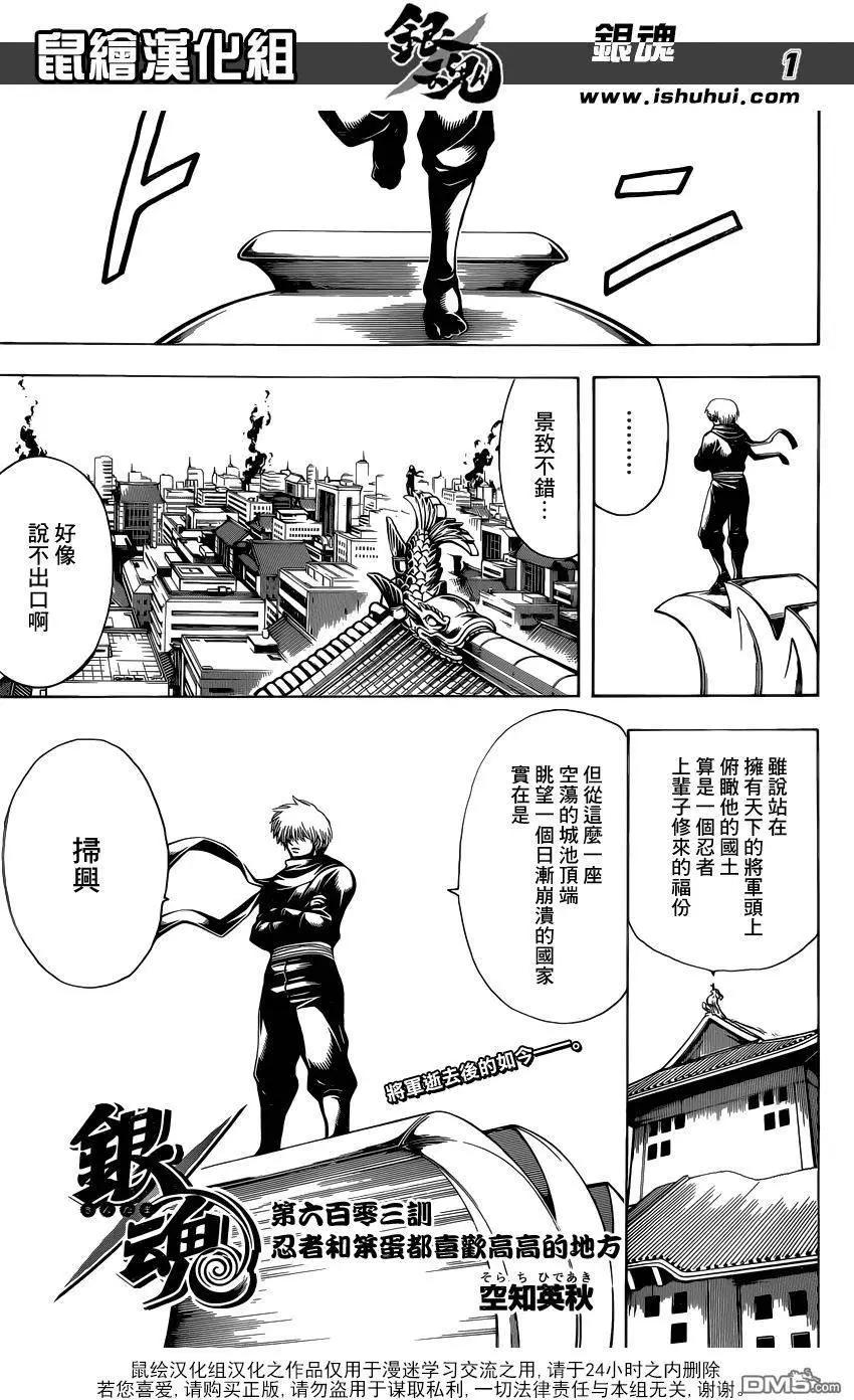 銀魂Gintama - 第603回 忍者和笨蛋都喜歡高高的地方 - 1